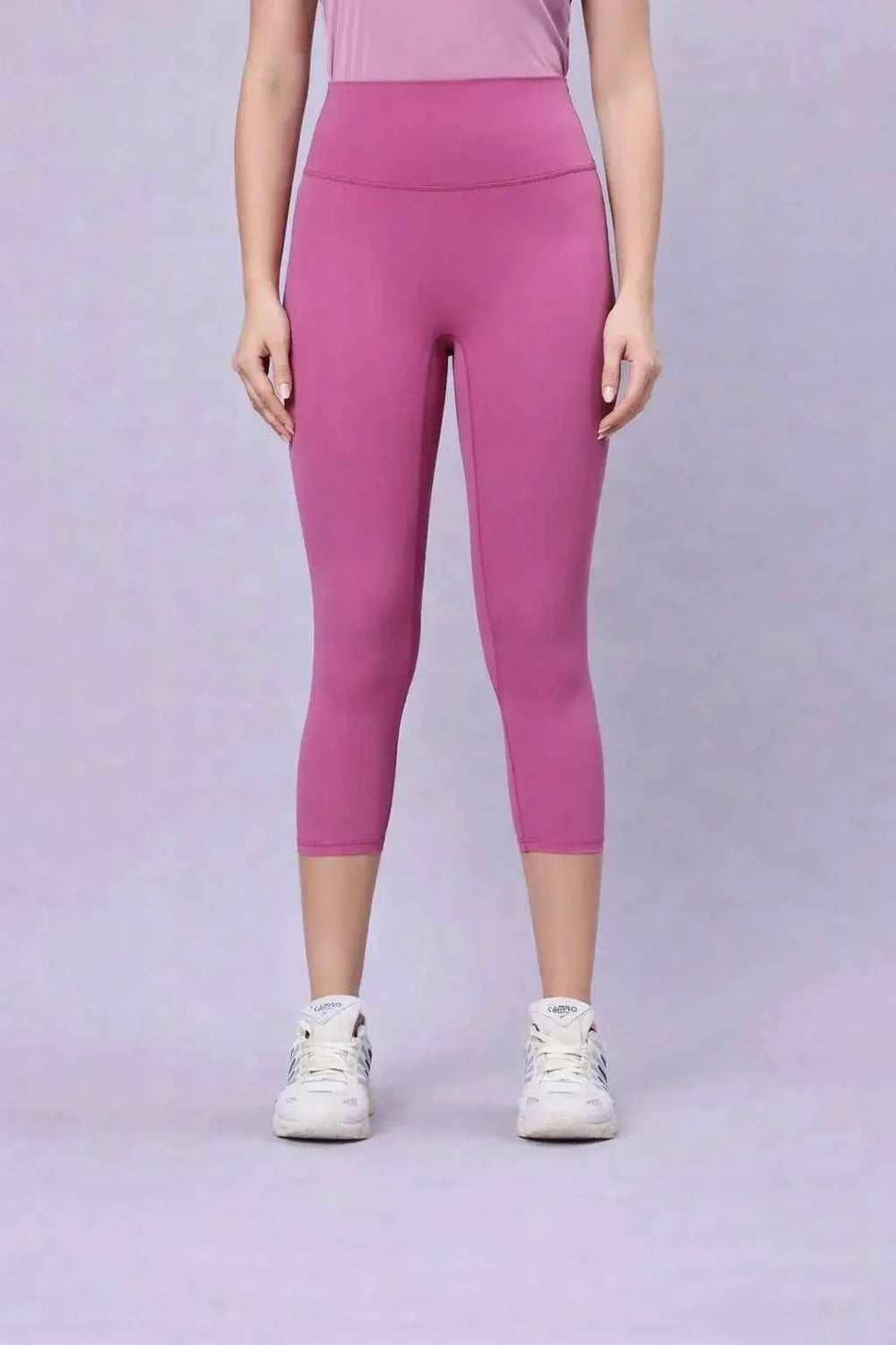 Astron – High-Waisted 4-Way Stretch Cropped Sports/Gym Leggings for Women