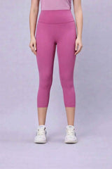 Astron – High-Waisted 4-Way Stretch Cropped Sports/Gym Leggings for Women