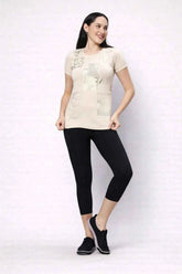 Half Sleeves Relaxed Fit T-Shirt