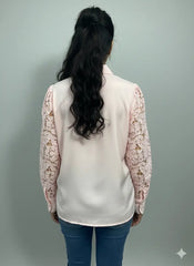 White base with multicolor floral print - ASTRON