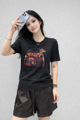 Women’s Graphic Printed Casual T-Shirt - ASTRON