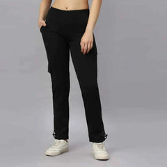 Two Tone Fabrics Women's Four Way Stretchable Track Pant