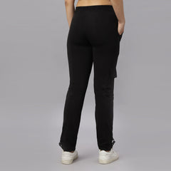 Two Tone Fabrics Women's Four Way Stretchable Track Pant.