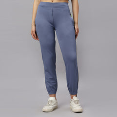 Women's 4 Way Stretchable Jogger With Reflective Chain and Prints.