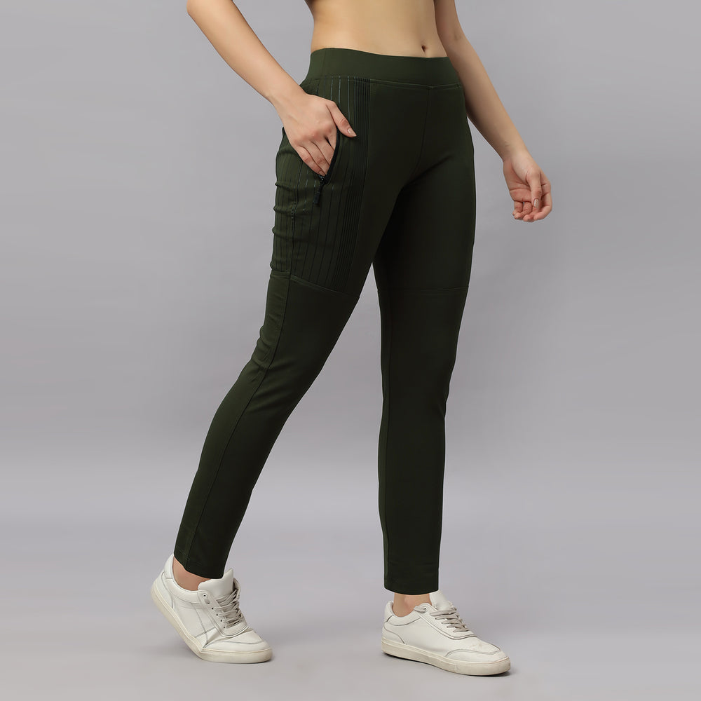 Ankle Length 4 Way Stretchable Women's Track Pant.