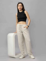 Astron – Women’s Straight Fit Natural Viscose Linen Pants