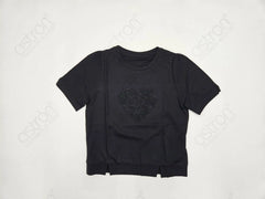 Women’s Embroidered Rose Motif Top - ASTRON