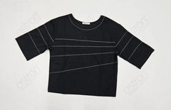 Women’s Oversized Casual Tee with Stitch Detail - ASTRON