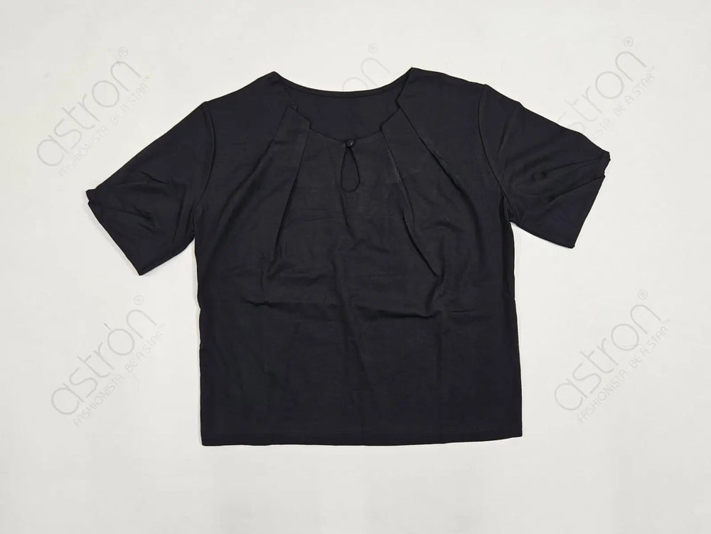Women’s Keyhole Neck Elegant Top - ASTRON