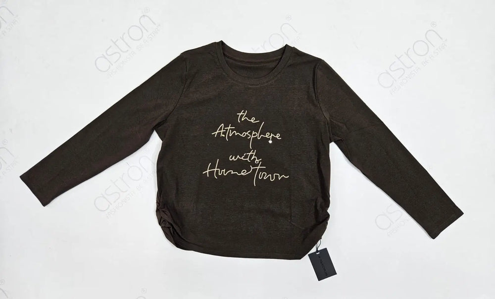 Women’s Printed Casual Long-Sleeve T-Shirt - ASTRON