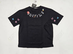 Women’s Oversized Embroidered Down-Shoulder T-Shirt - ASTRON