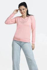 Womens Printed Sweatshirt - Being Awesome - ASTRON