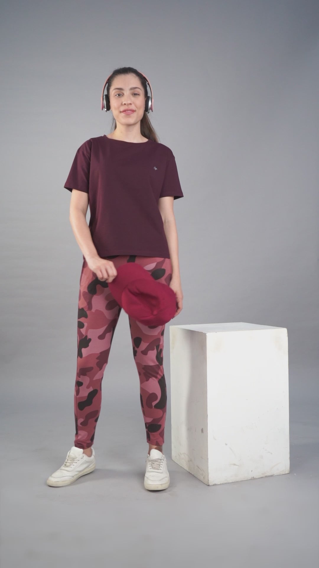 Camouflage Printed Cotton Four Way Stretched Women Track Pant.
