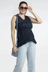 Womens Sleeveless Top for Effortless Summer Style - ASTRON