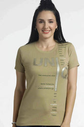 Women’s typography Print Casual T-Shirt