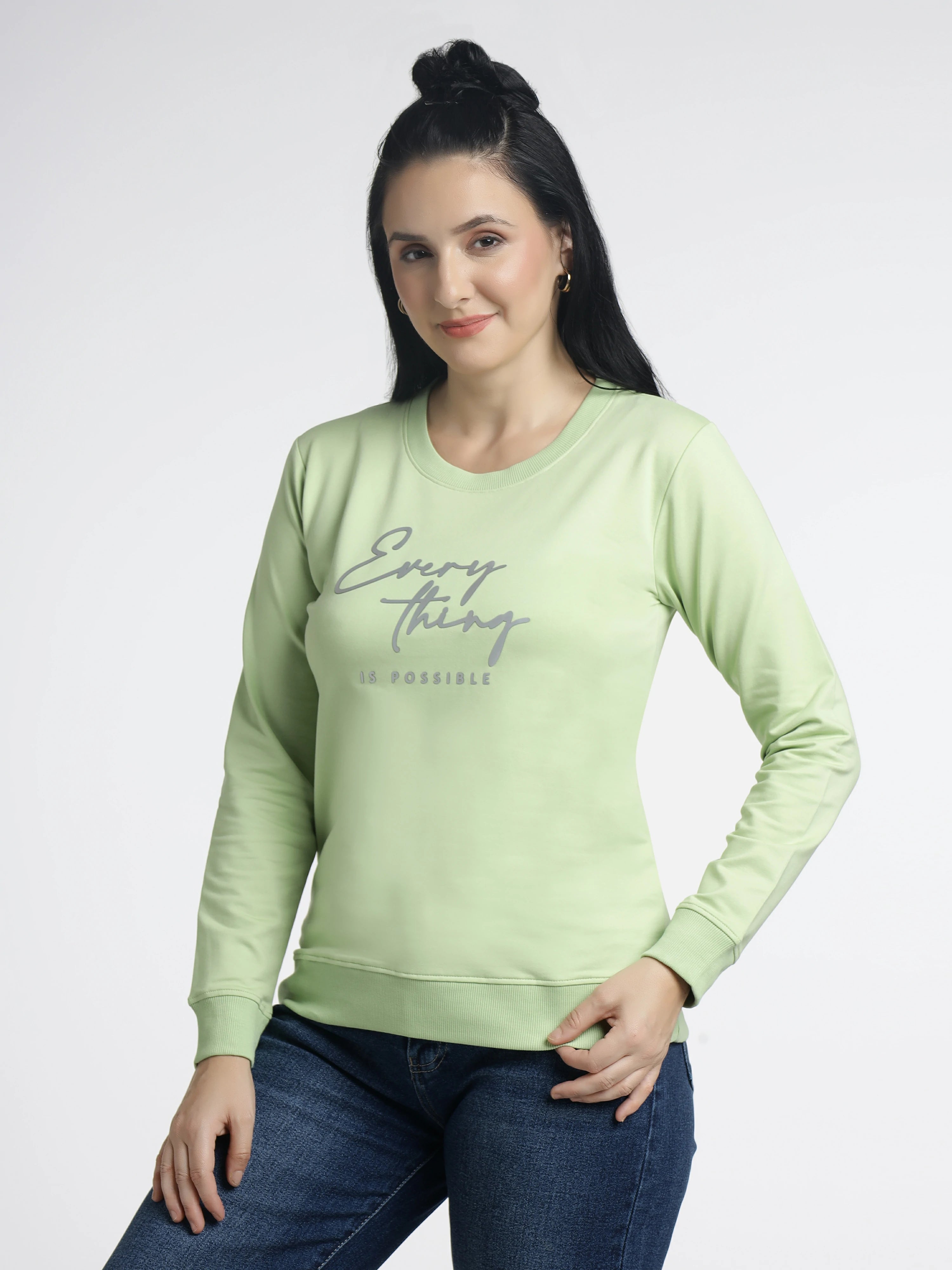 Women’s chest print Sweatshirt