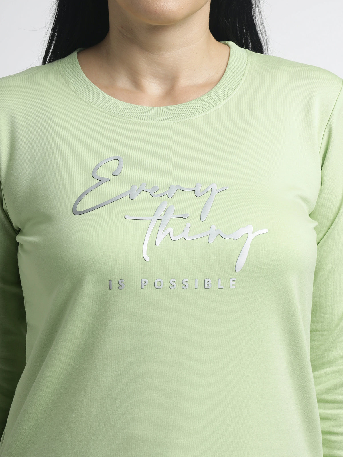 Women’s chest print Sweatshirt