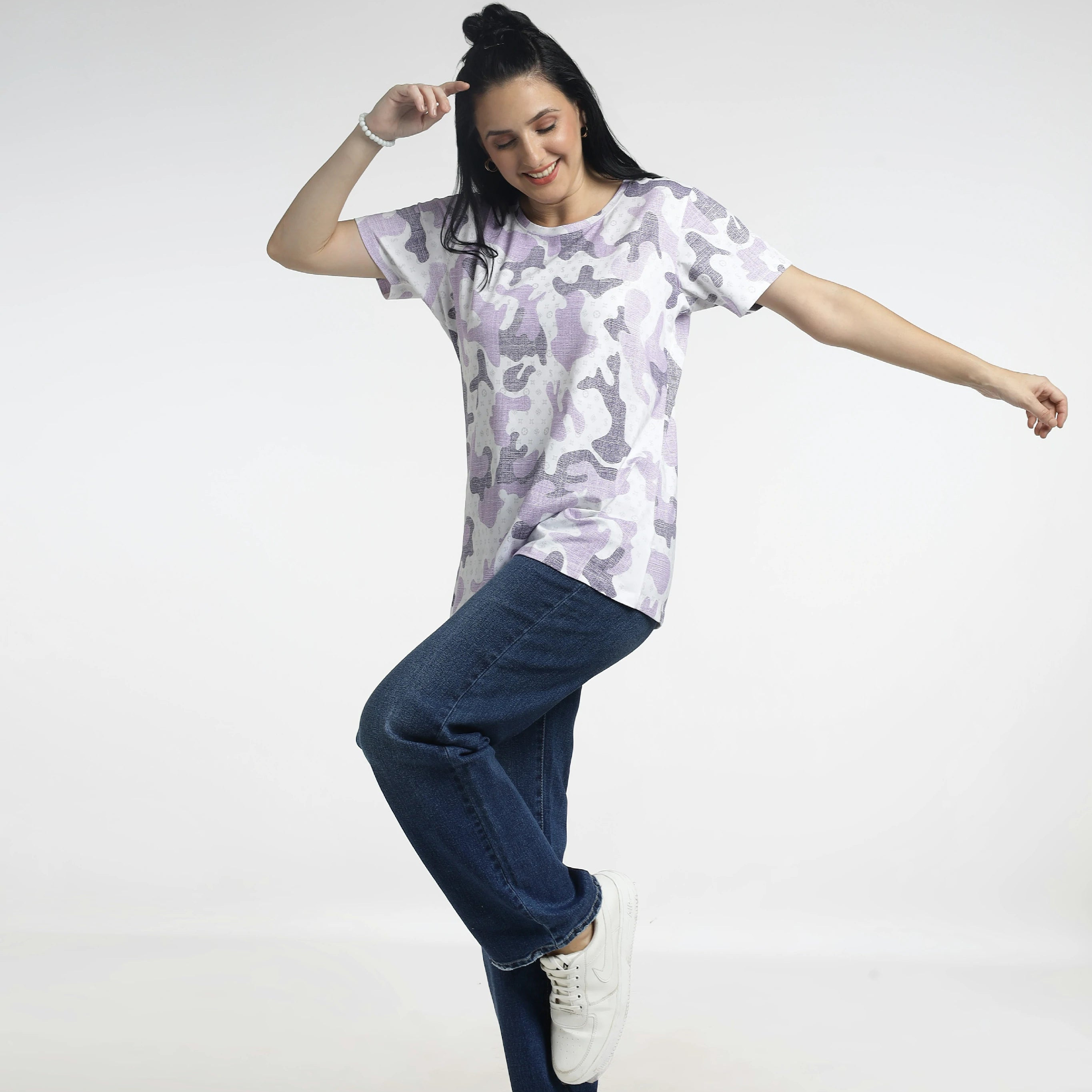 Women’s Camo Printed T-Shirt