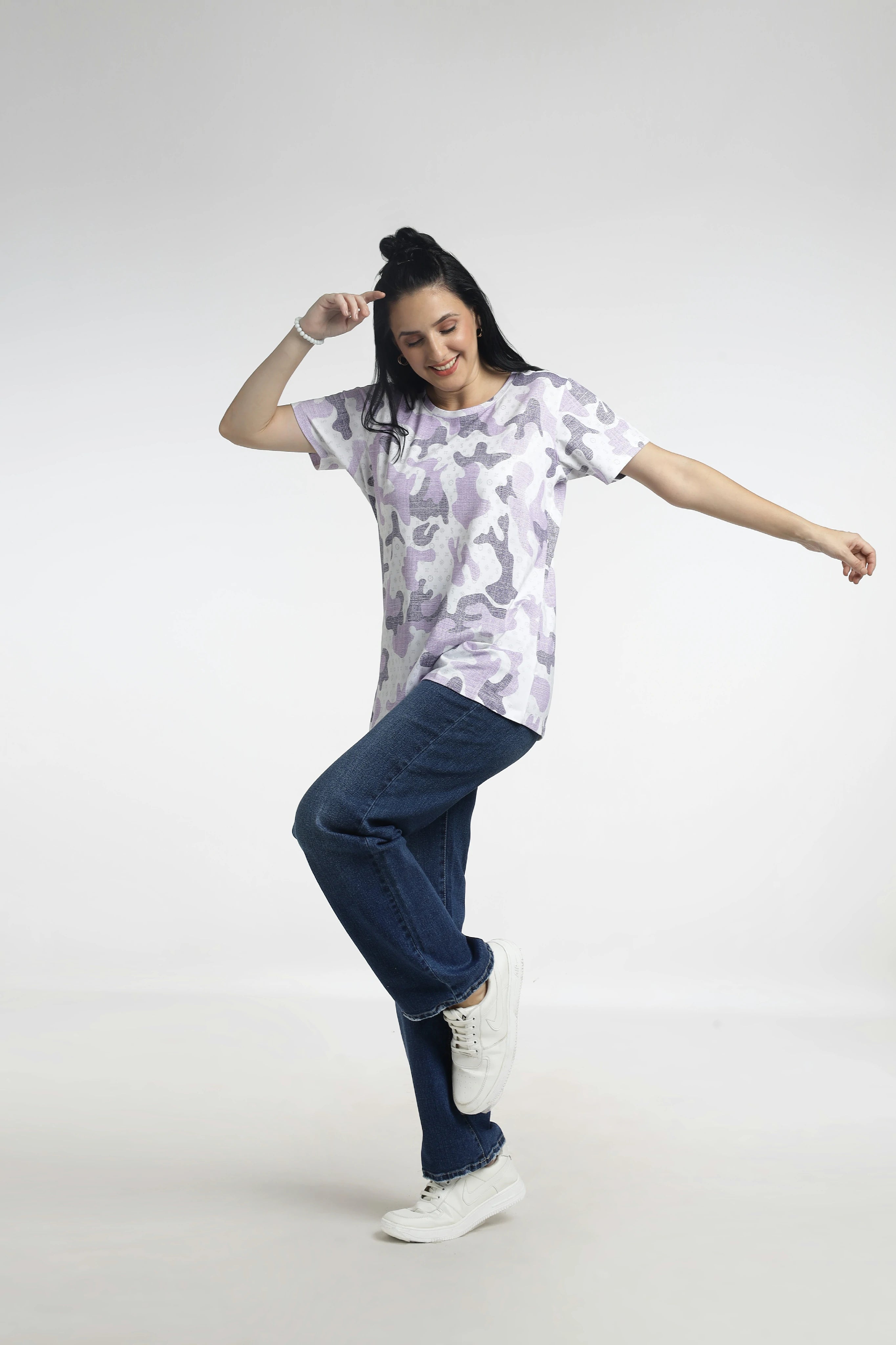 Women’s Camo Printed T-Shirt