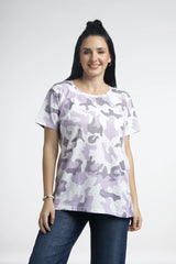 Women’s Camo Printed T-Shirt