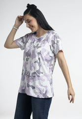 Women’s Camo Printed T-Shirt