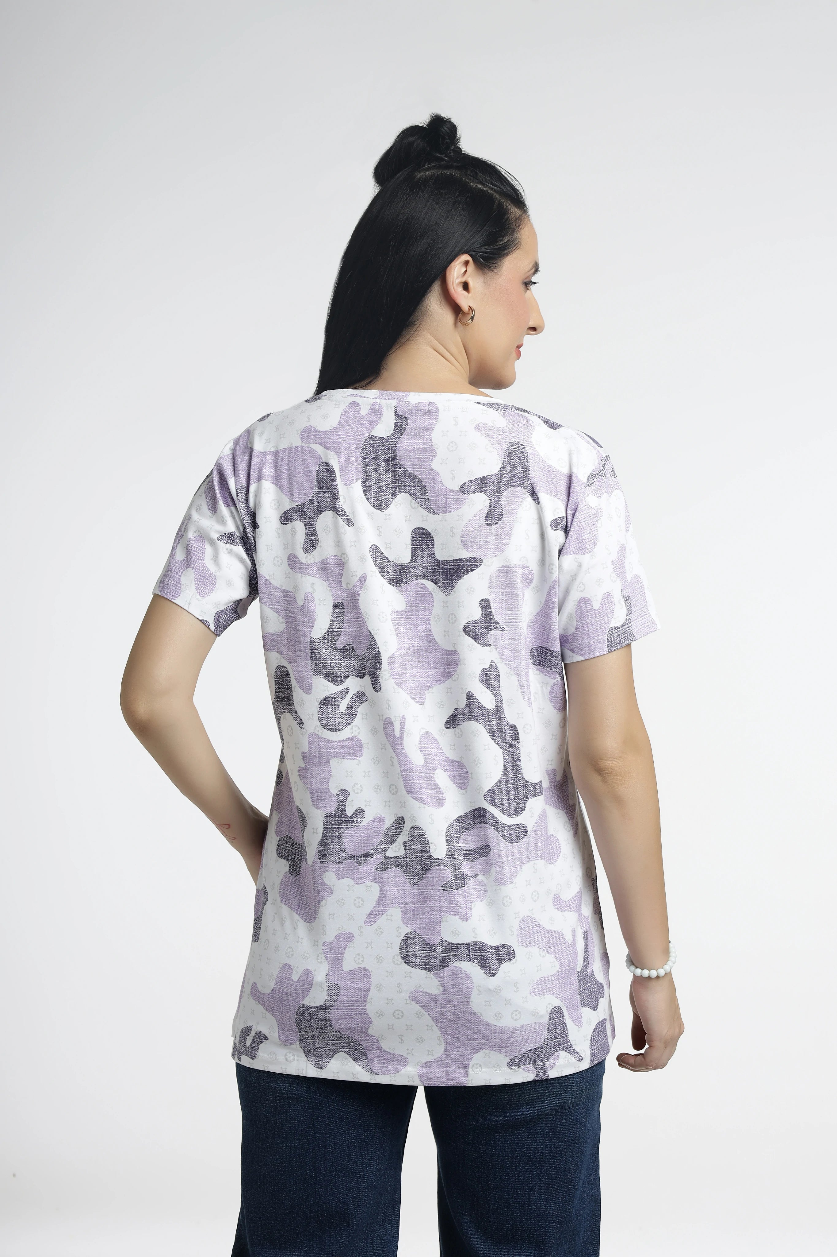 Women’s Camo Printed T-Shirt