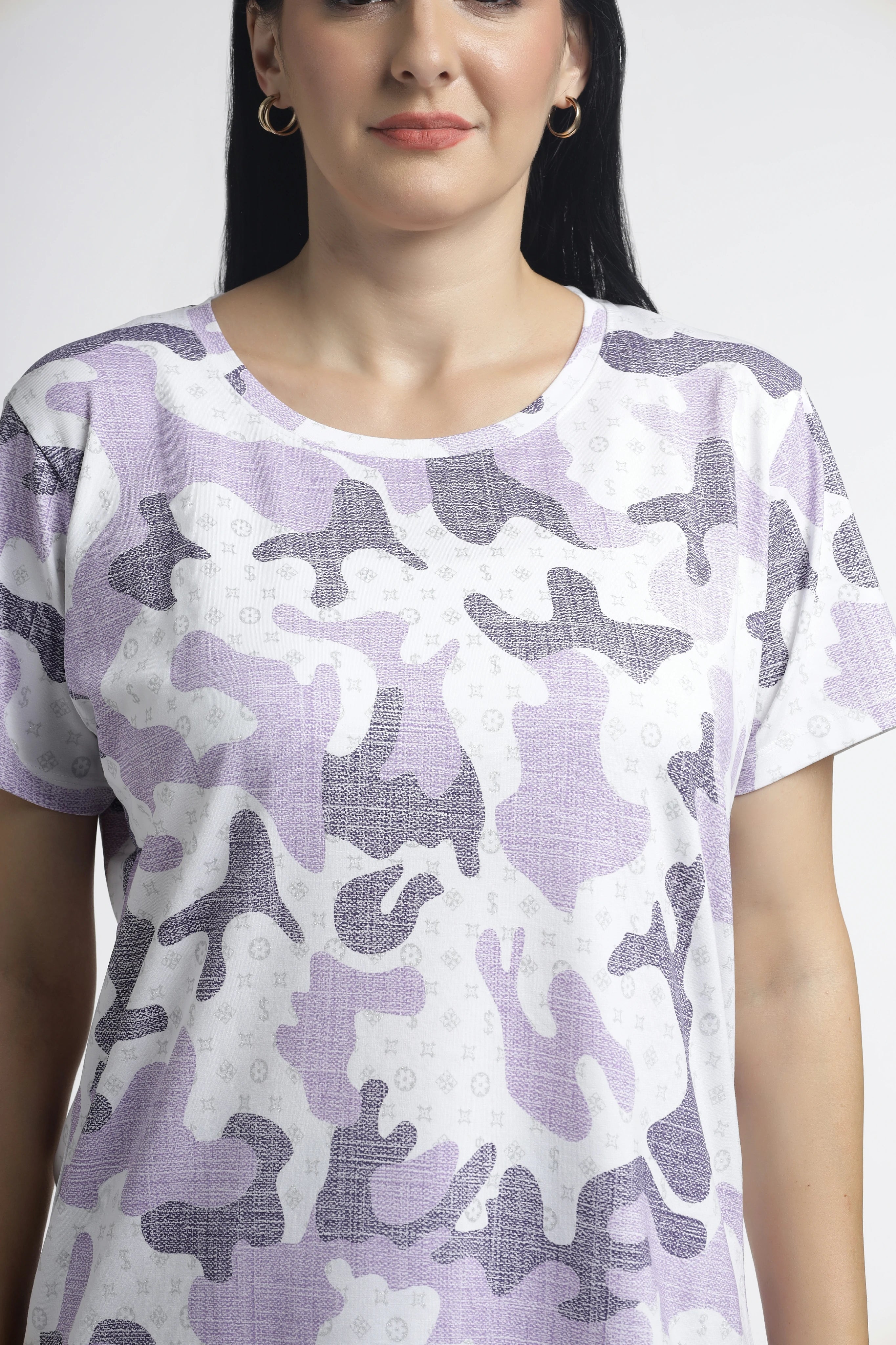 Women’s Camo Printed T-Shirt