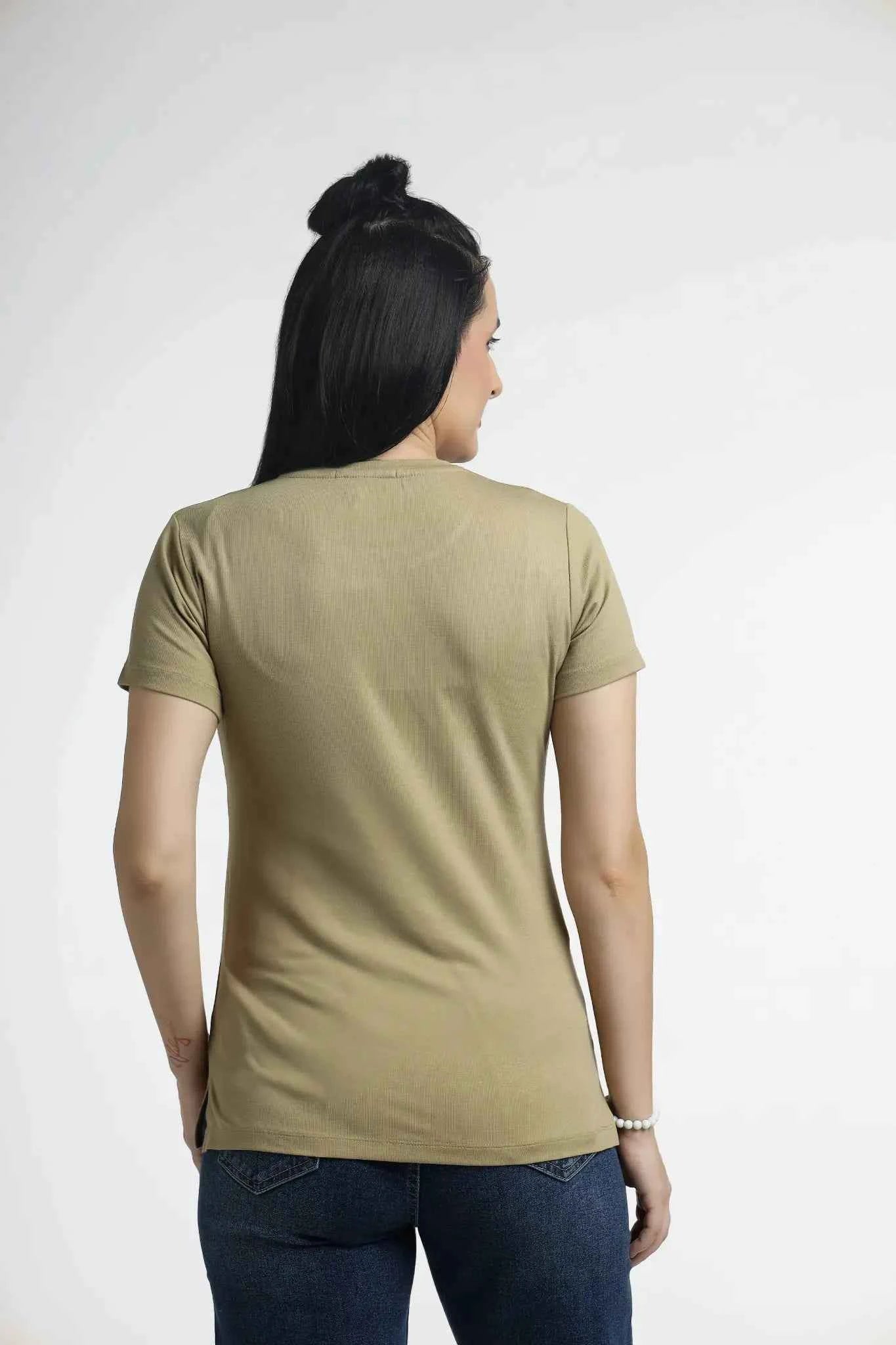 Women’s typography Print Casual T-Shirt