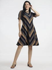 Women’s Striped A-Line Dress