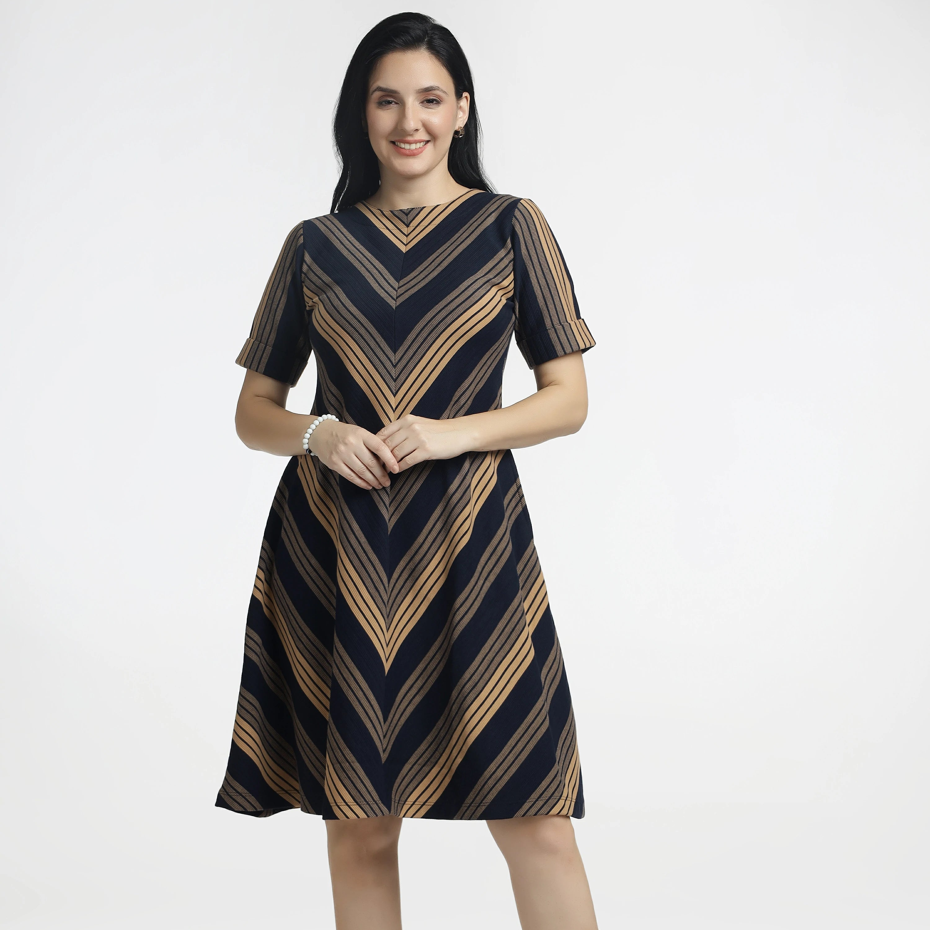 Women’s Striped A-Line Dress