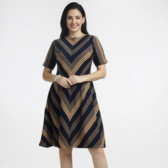 Women’s Striped A-Line Dress