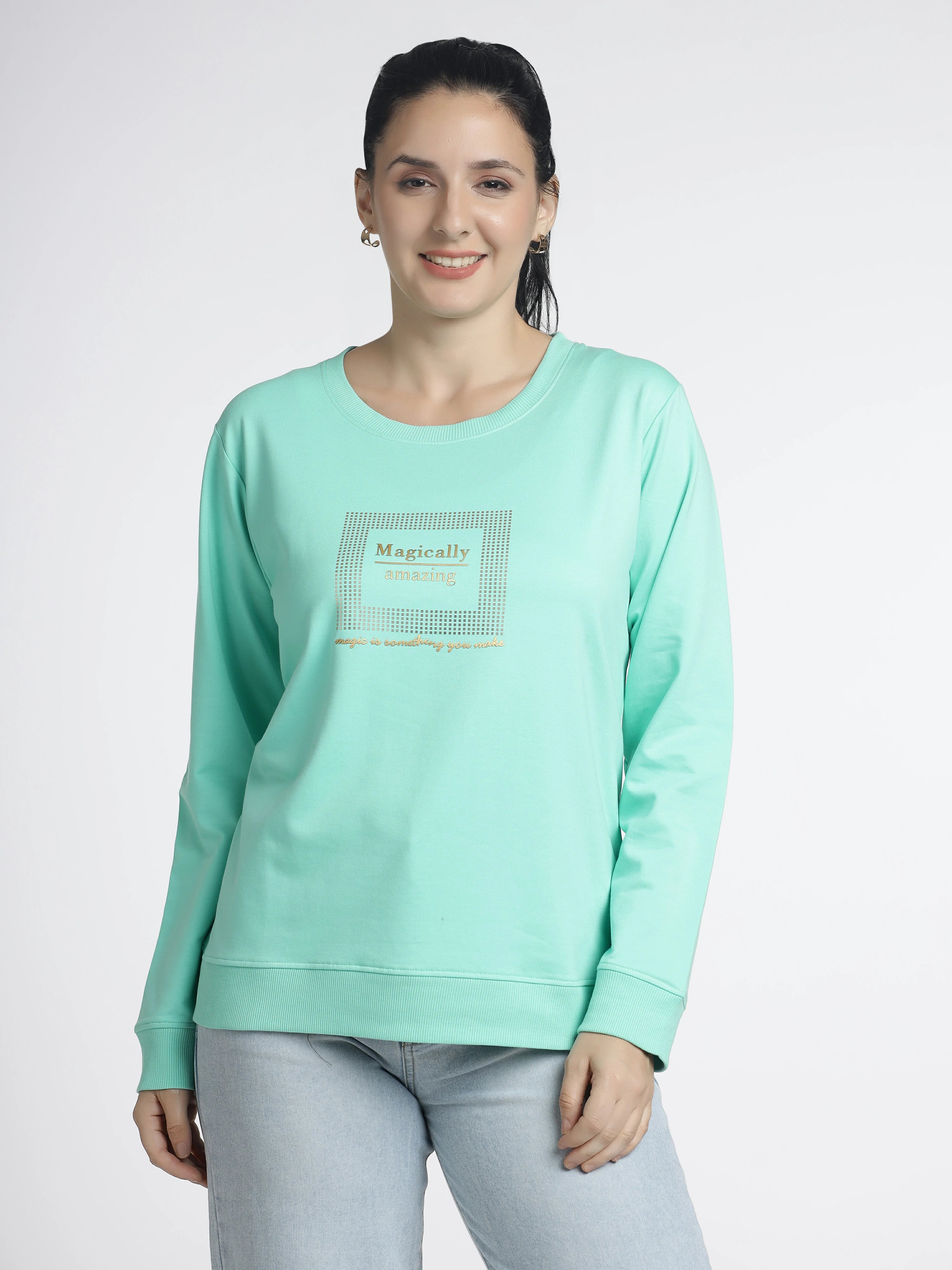 Women’s Printed Sweatshirt “Magically Amazing”