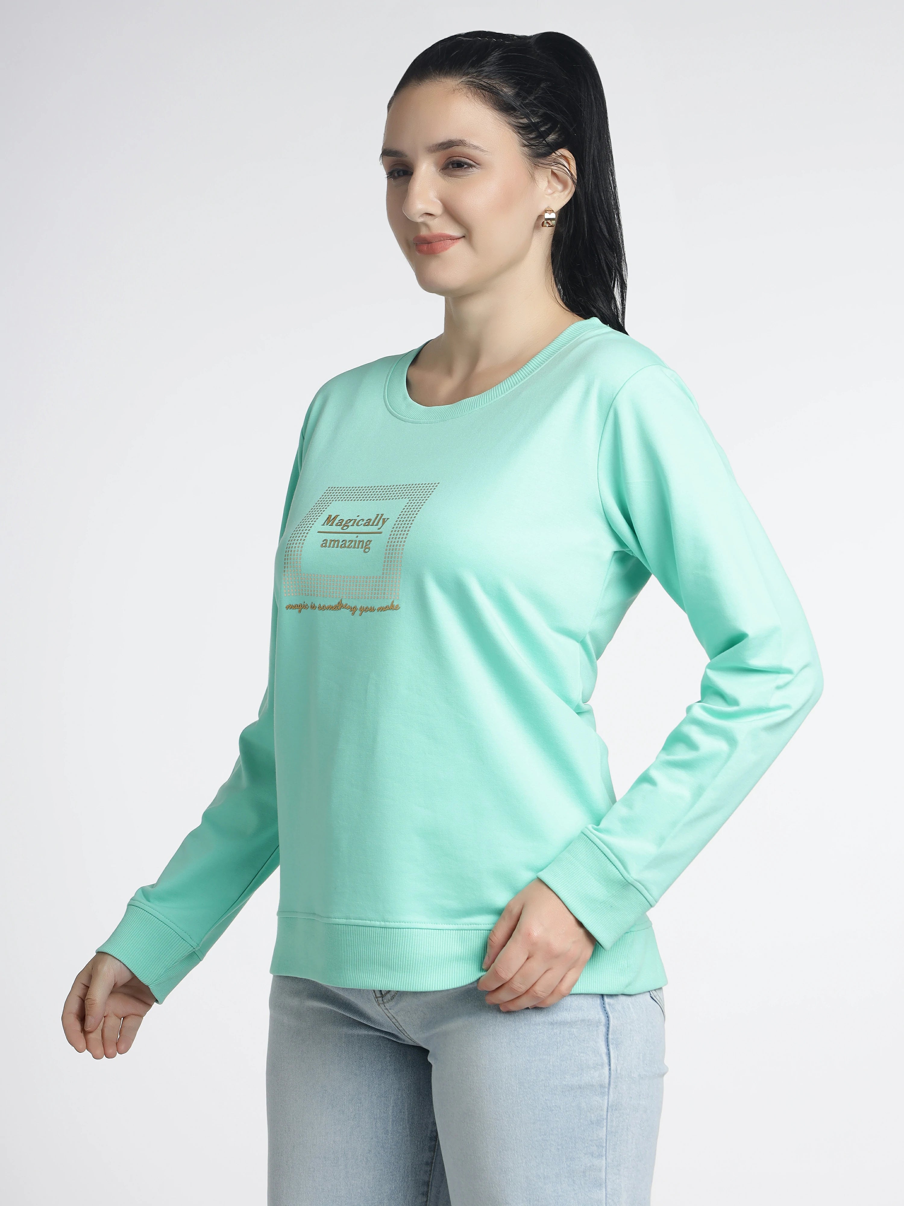 Women’s Printed Sweatshirt “Magically Amazing”
