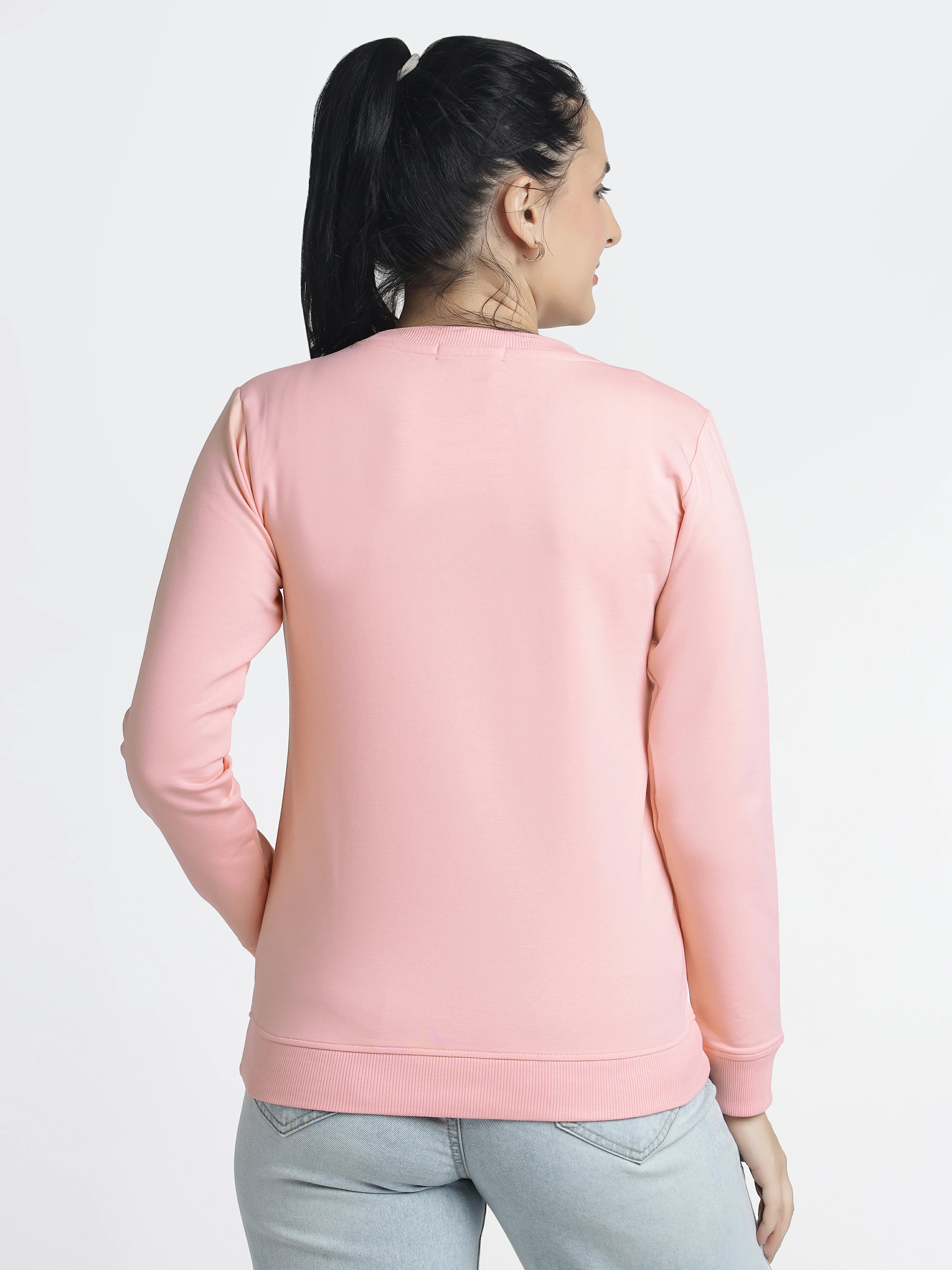 Women’s Printed Sweatshirt “Being Awesome”