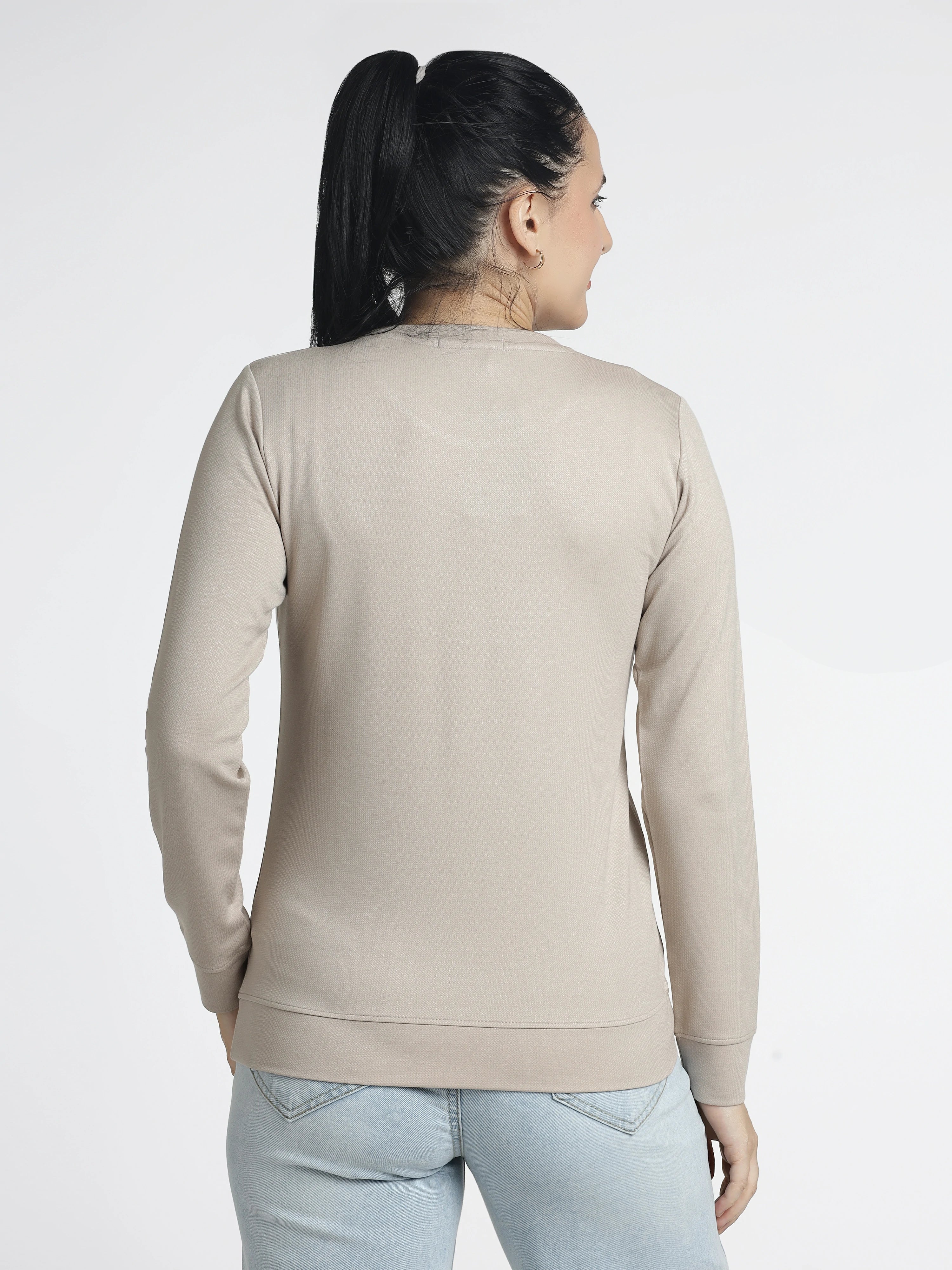 Women’s Printed Full Sleeves T-Shirt “Happy Memories”