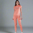 Half Sleeve Peach Color Hoodie Co-ord Set - ASTRON