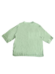 Astron – Shirt with Golden Paisley Embroidery