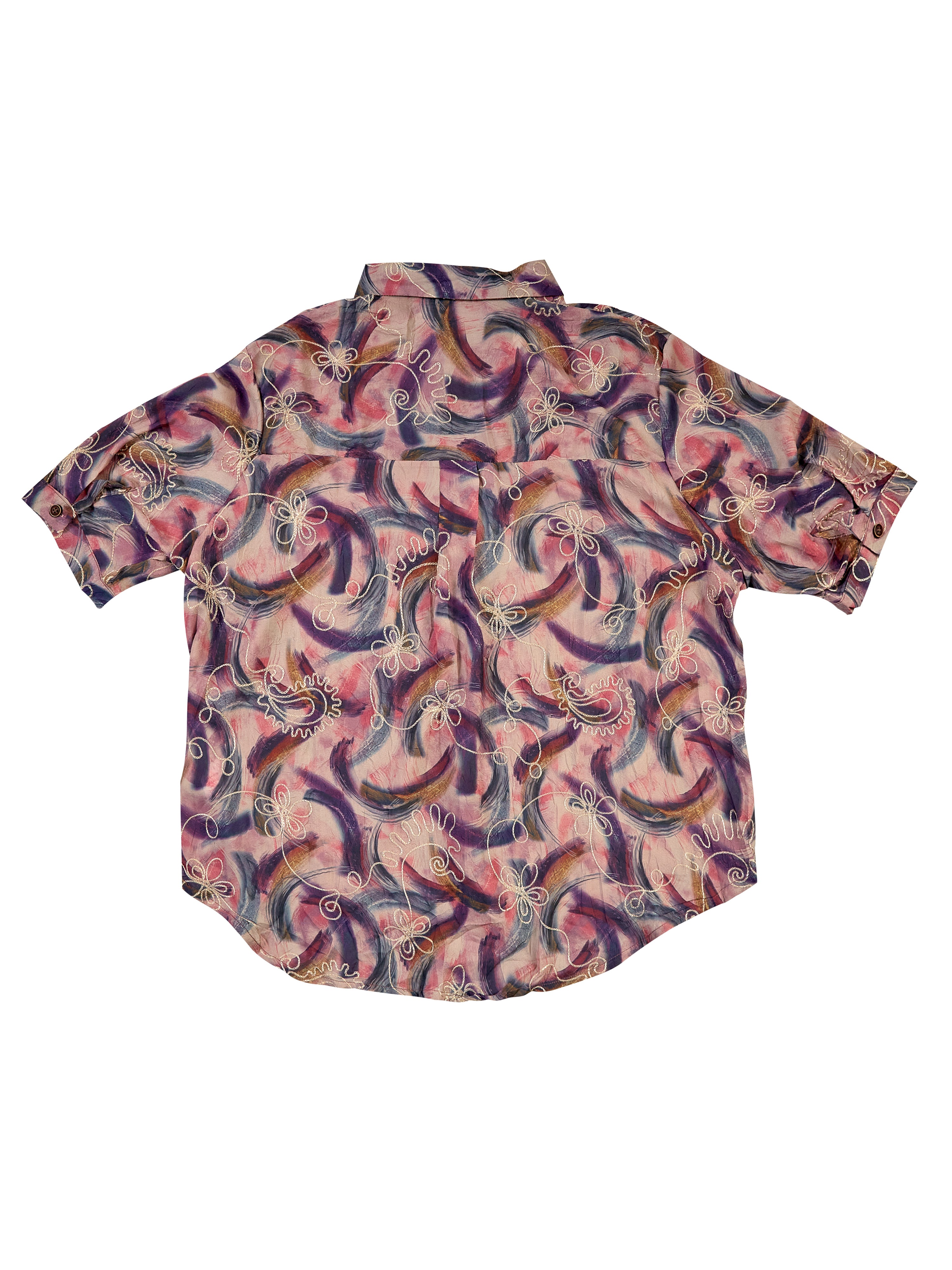 Astron – Abstract Swirl Print Shirt