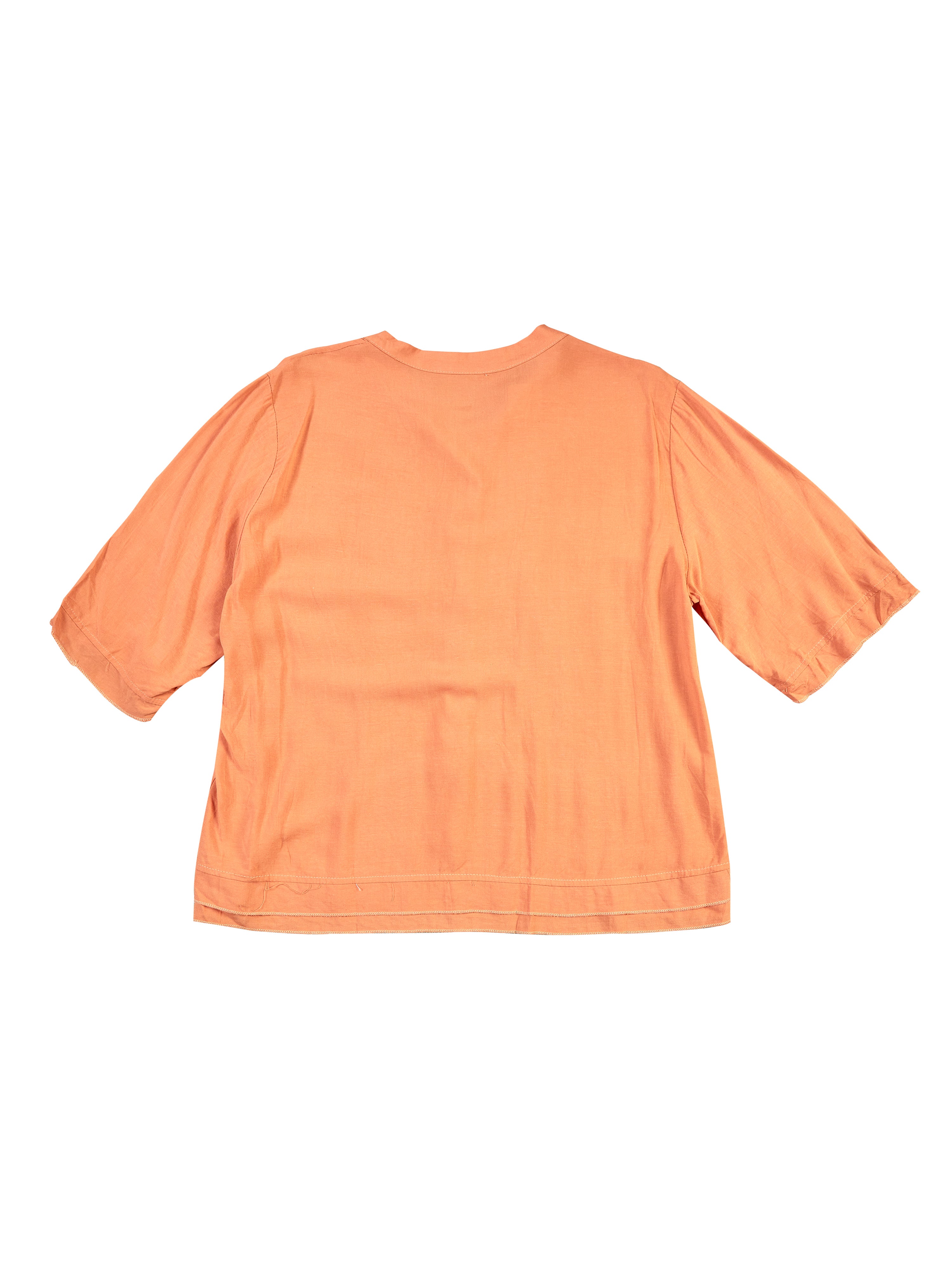 Astron – Shirt with Golden Paisley Embroidery