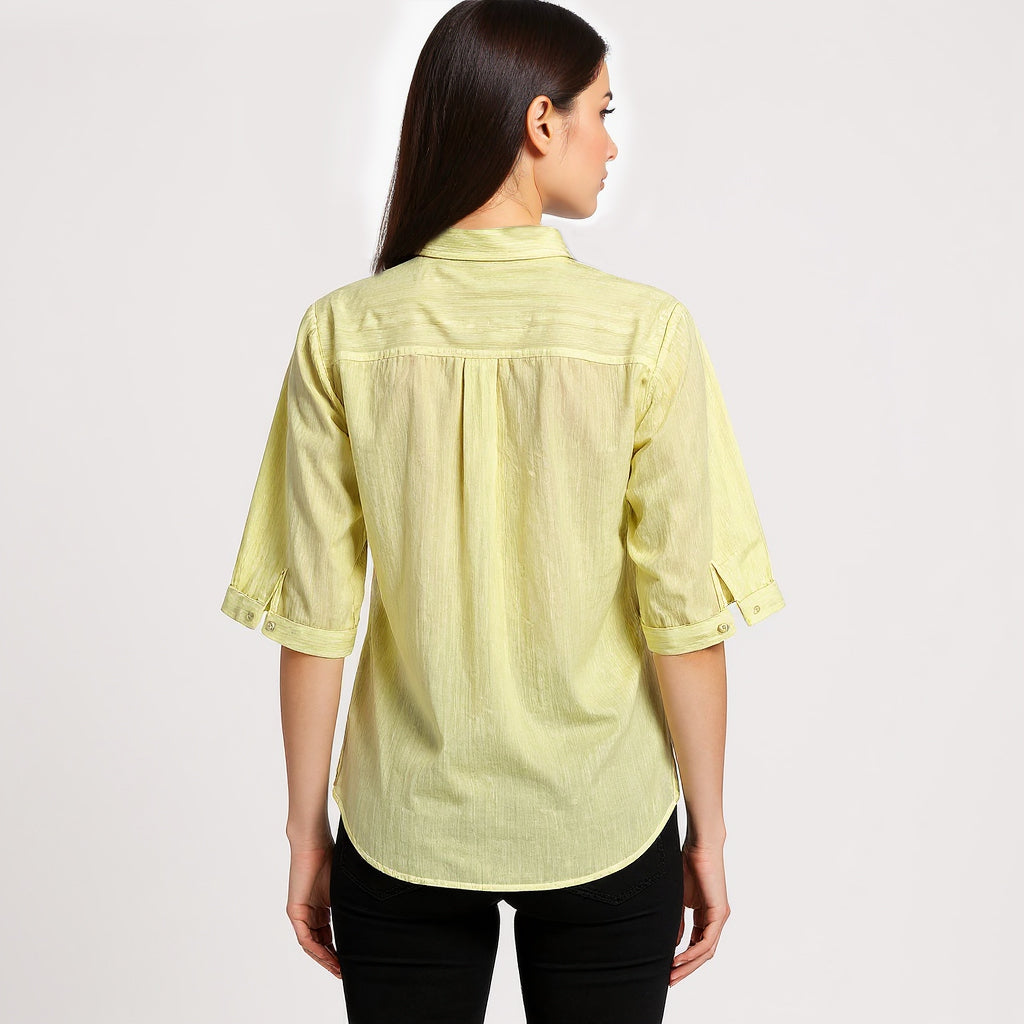 Astron –Shirt with Palm Tree Embroidery For Women
