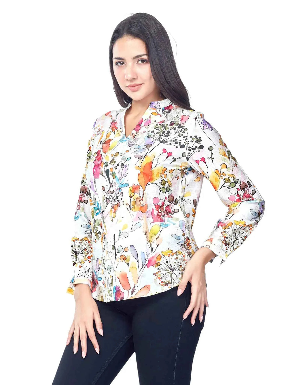 Astron – V-Neck Women’s Top – Stylish Comfort