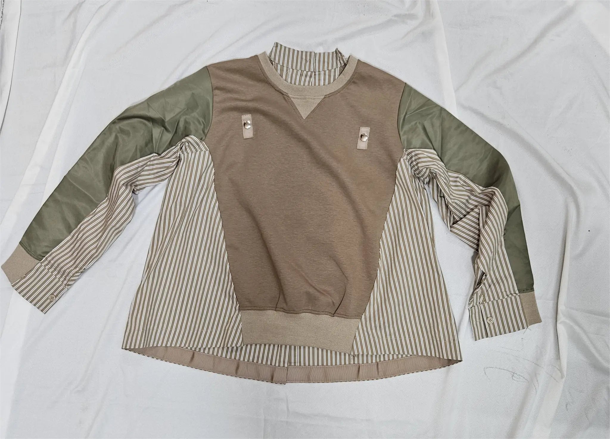 Women’s Color-Block Panel Sweatshirt - ASTRON