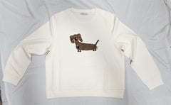 Women’s Dog Embroidery Sweatshirt
