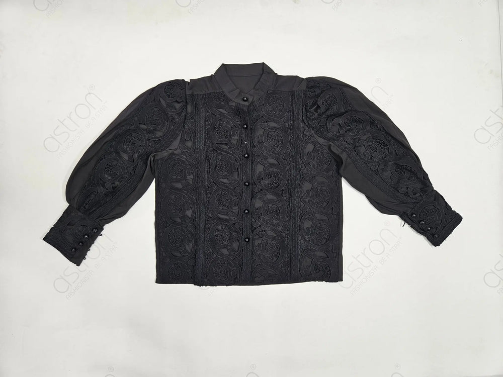 Women's Lace Shirt - Elegant Button-Down Style for Every Occasion - ASTRON