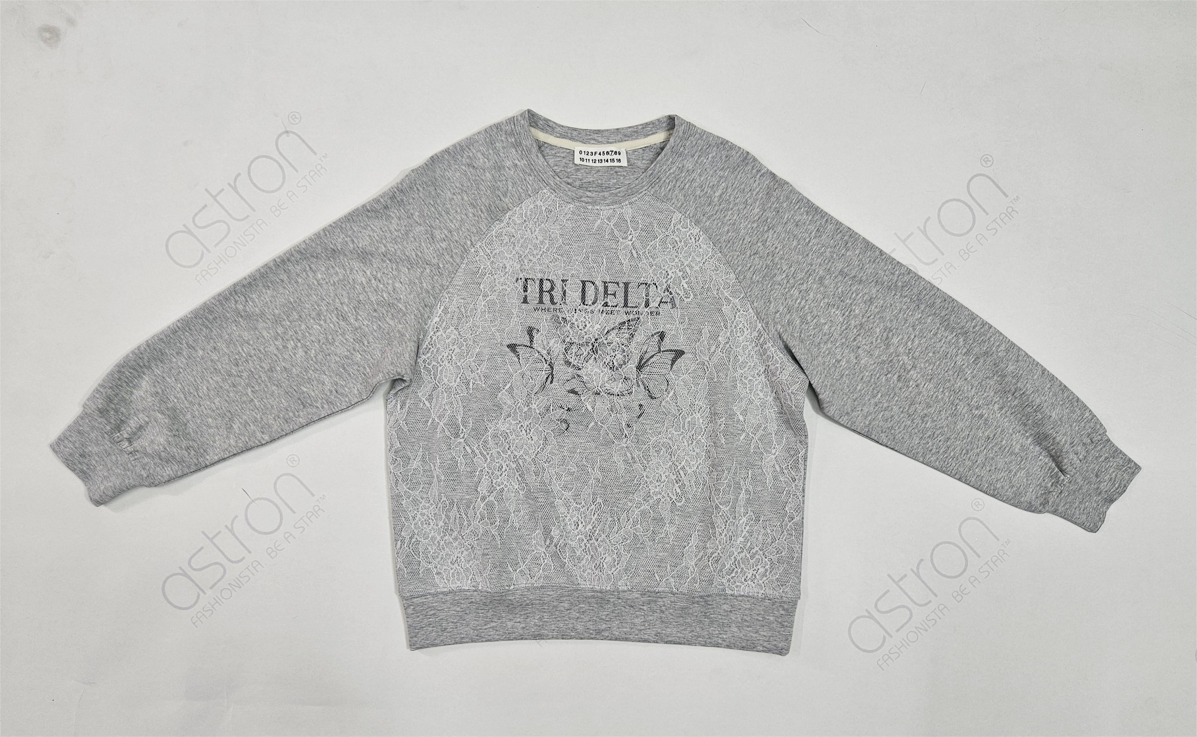 Women’s Printed Butterfly Lace Sweatshirt