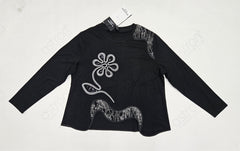 Women’s Printed Embellished Long Sleeve Top