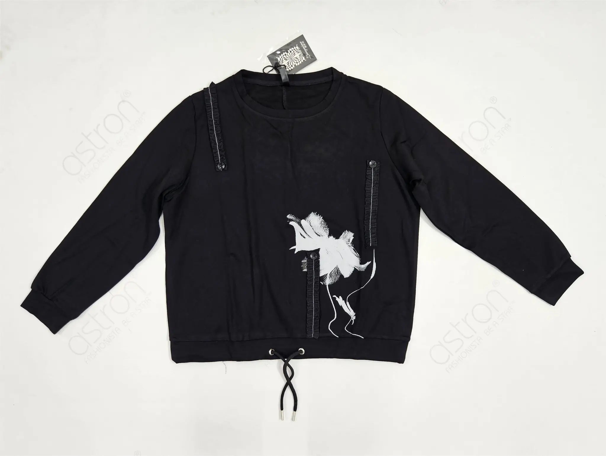 Women’s Graphic Zipper Sweatshirt - ASTRON
