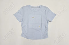 Love the New York Crop Top – Cotton Spandex Half Sleeve Tee - ASTRON
