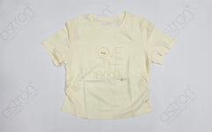 Love the New York Crop Top – Cotton Spandex Half Sleeve Tee - ASTRON
