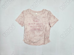 Women’s Embroider Crop Top